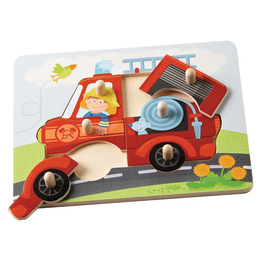 HABA Peg Puzzle - Fire Truck