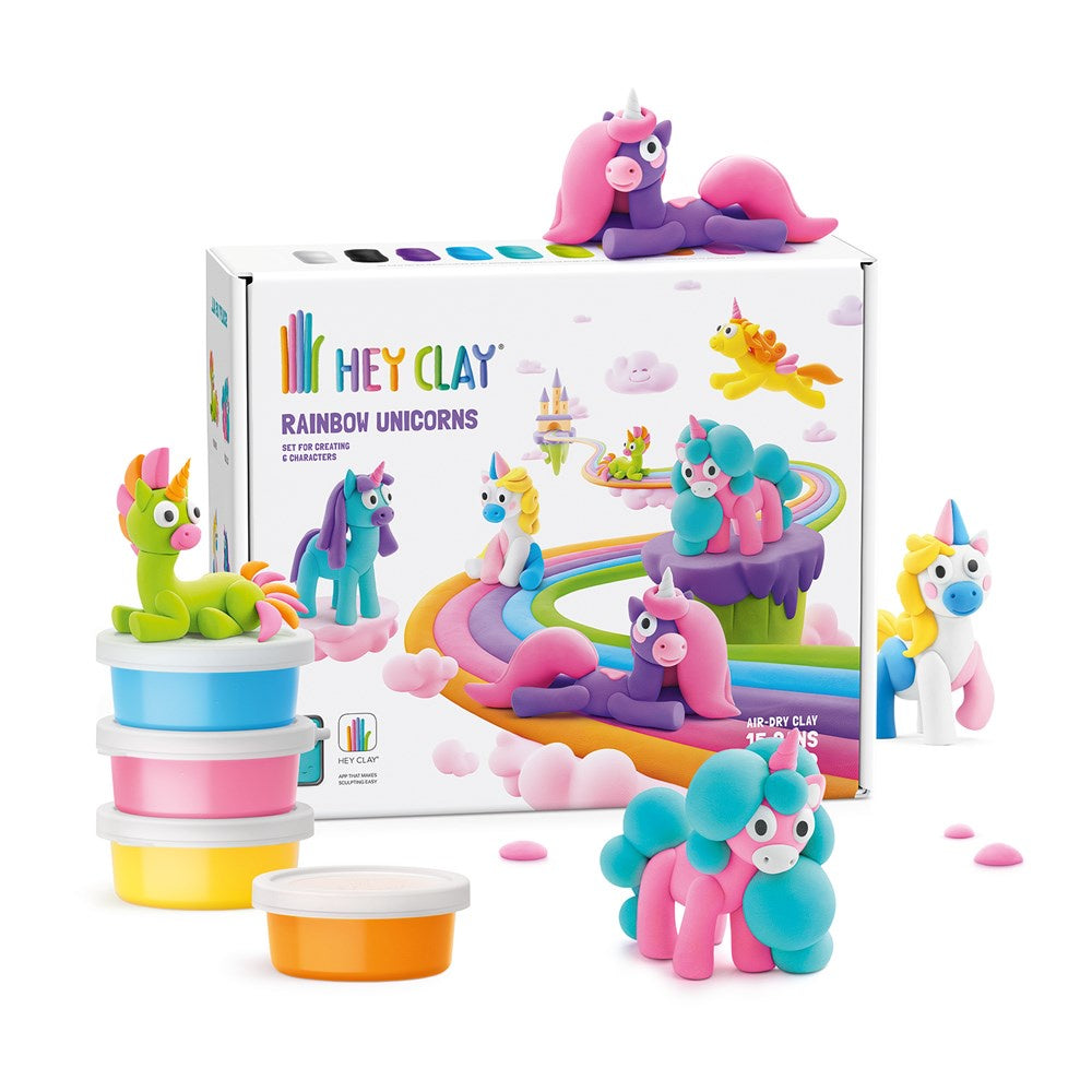Hey Clay - Rainbow Unicorns (15 Cans )