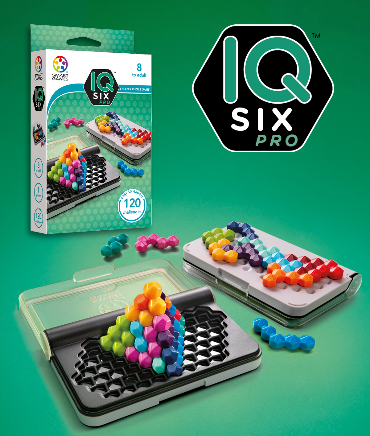 SMART GAMES -IQ Six Pro - Single Player Game