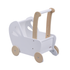 Moover Line Dolls Pram Wooden White