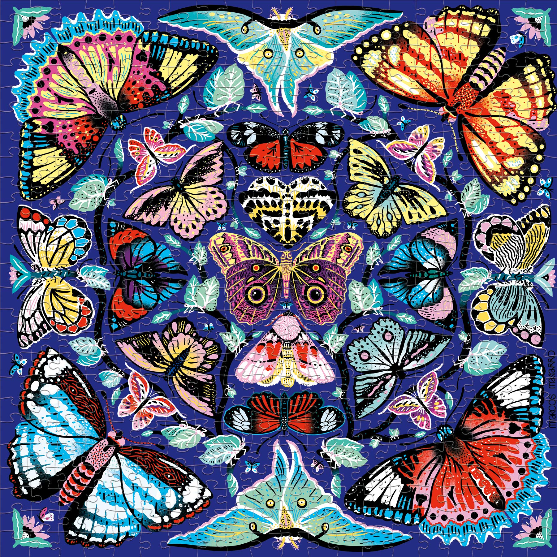 Mudpuppy - Puzzle - Kaleido Butterflies - 500 Piece