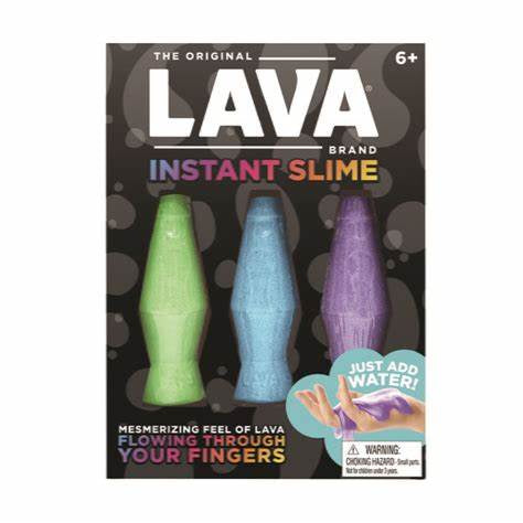 Schylling - NeeDoh - Lava Instant Slime - 3 Pack