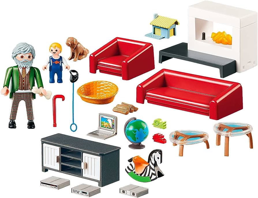 PLAYMOBIL Dollhouse - Modern Comfortable Living Room