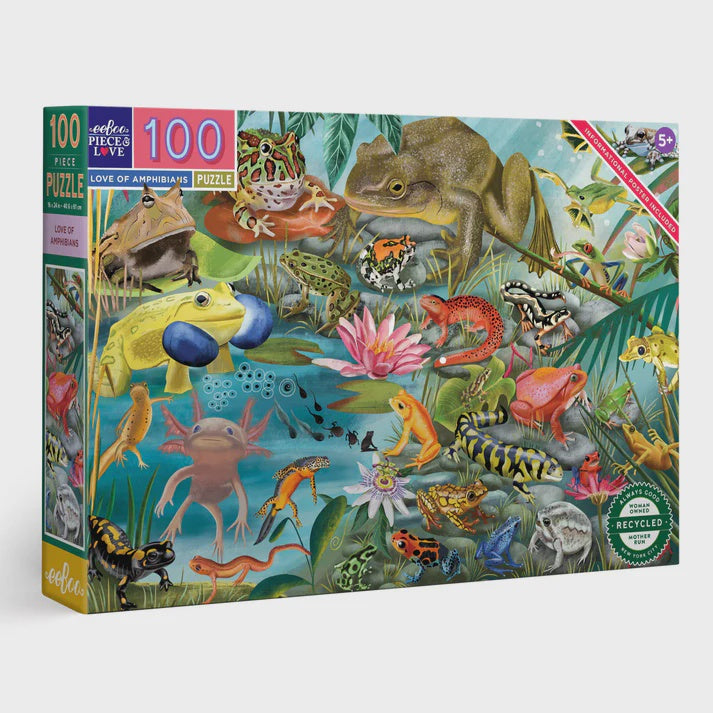 EEBOO - Puzzle - Love of Amphibians - 100pc