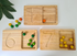 QTOYS Wooden jumbo counting tray Single