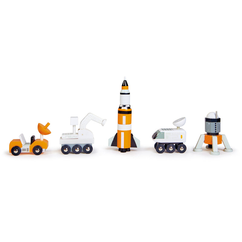 Wooden Vehicles -Space Voyager Set - Set of 5