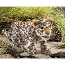 FOLKMANIS HAND PUPPET - Leopard Cub