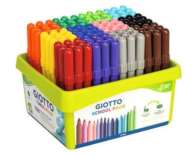Giotto Children's Thick Markers (Turbo Maxi) - Pack of 108