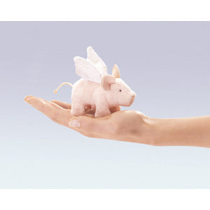 Folkmanis Mini Winged Piglet Finger Puppet