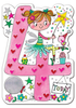 Greeting Card - Age 4 Girl Fairy (Die-cut)