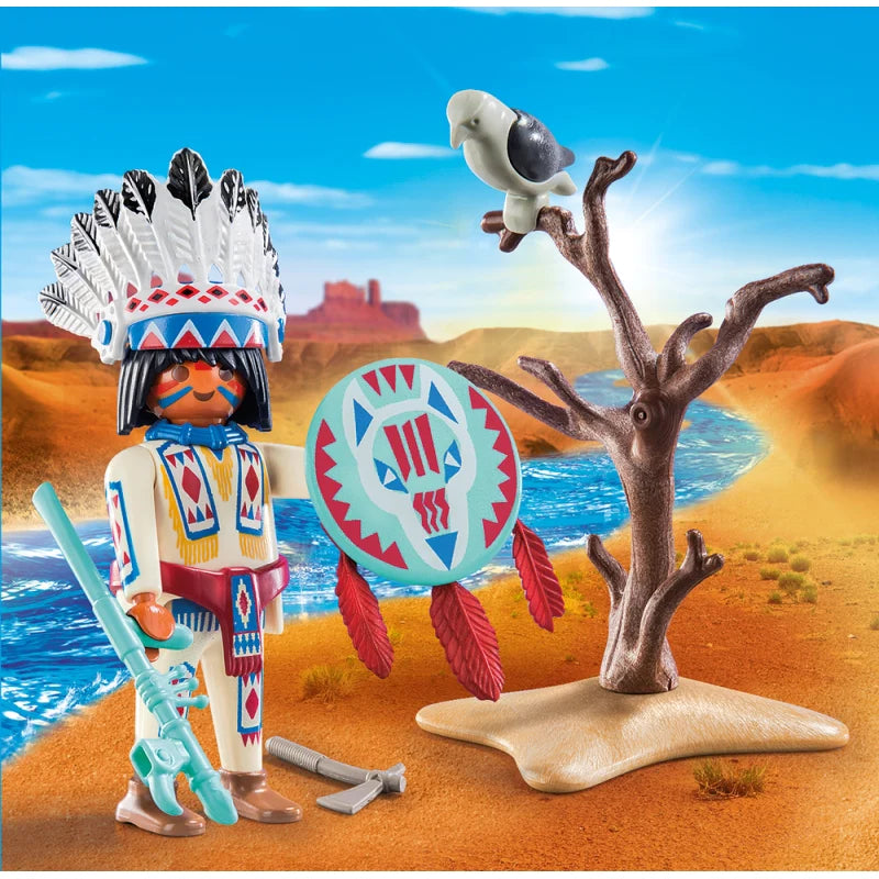 PLAYMOBIL - Native American Chief - 70062
