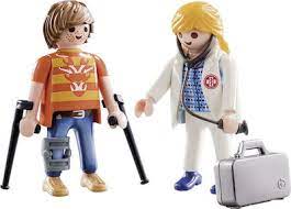 PLAYMOBIL Medical - Doctor and Patient - Twin Pack - 70079