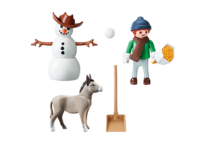 PLAYMOBIL Snips with Snowman - 70398