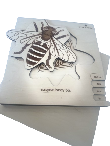 Stuka Puka Honeybee - Wooden Educational Puzzle