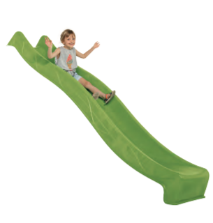 Outdoor Play Equipment - 2.9M – Standalone Slide to suit 1.5m Deck Height