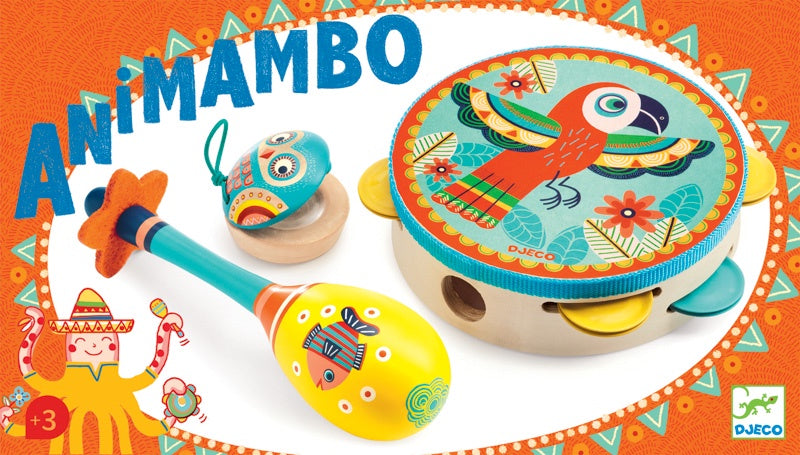 DJECO Animambo Music Set of 3 Instruments