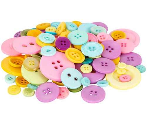 Buttons Pastel - 600gms