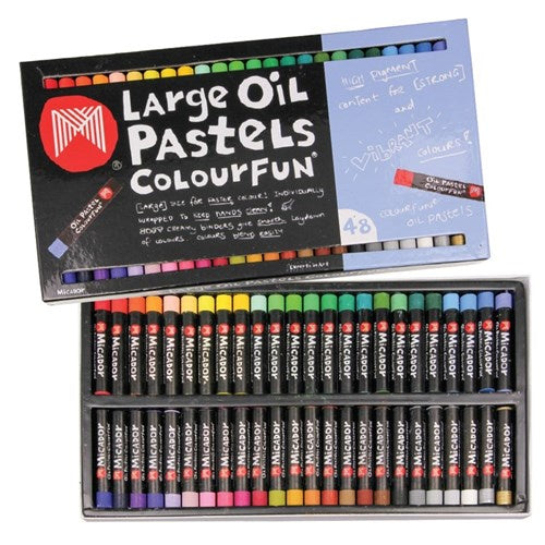 Micador Large Oil Pastels Colourfun - Pack of 48