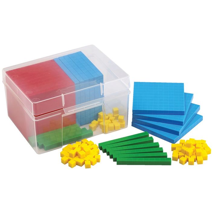 EDX Education - Base Ten Set - Plastic in Container 10510C