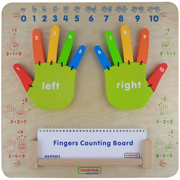 Masterkidz Wall Elements - Finger Counting Board - 1 to 10