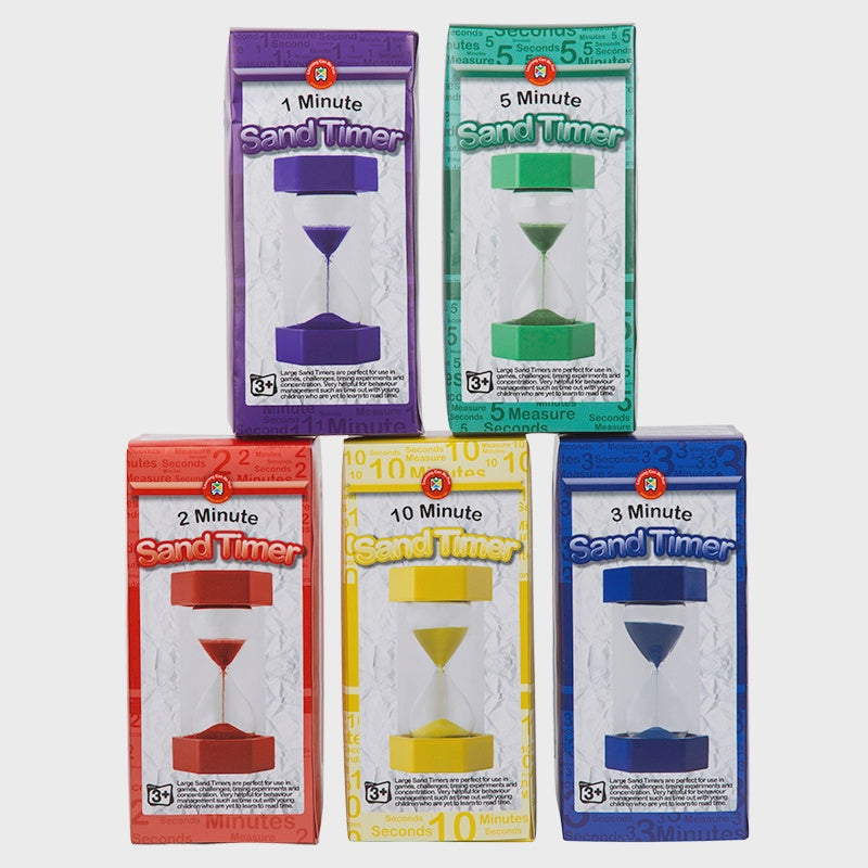 Learning Can Be Fun - Sand Timer -  - Set of 5