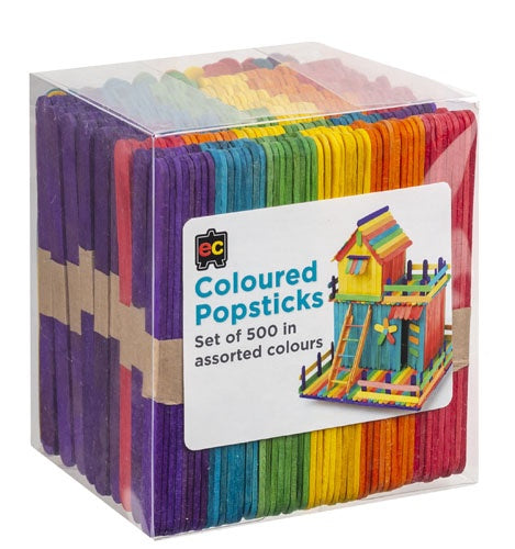 EC - Popsticks Coloured Packet 500