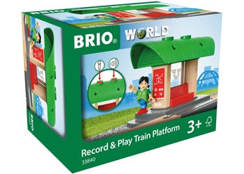 BRIO Destination - Record & Play Train Platform  - 33840