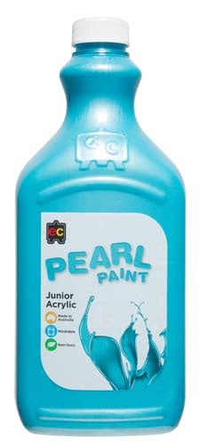 EC Liquicryl Pearl Junior Student Acrylic Paint -  Blue - 2 Litre