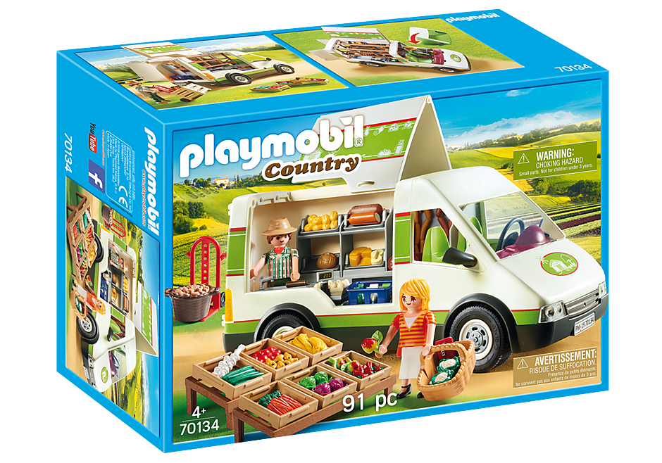 PLAYMOBIL Country Farm - Mobile Farm Market - 70134