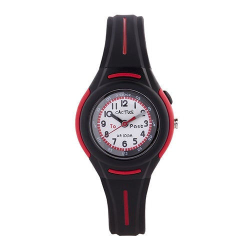 CACTUS Watches - Time Teacher - Black / Red CAC-108-M01