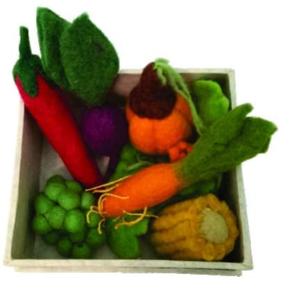 PAPOOSE - Food - Vegetable Set - Felt Boxed Mini
