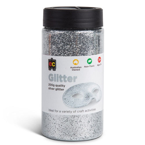 EC Glitter - Bulk - Jar 200 g -  Silver