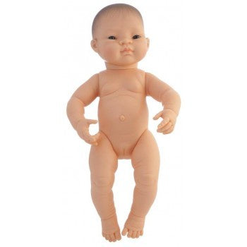 Miniland Doll -Asian Girl 40cm - Anatomically Correct Undressed