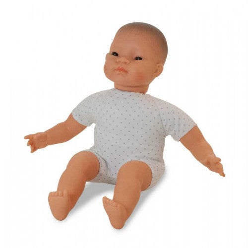 Miniland Doll - Soft Bodied with articulated head, Asian, 40 cm