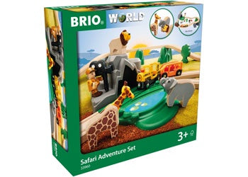 BRIO Set - Safari Adventure Set, 26 pieces - 33960