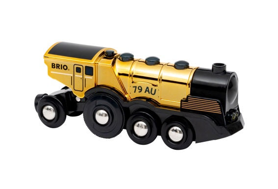 BRIO - Train Battery Powered - Mighty Gold Action Locomotive