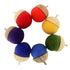 PAPOOSE Rainbow Acorns - Set of 7