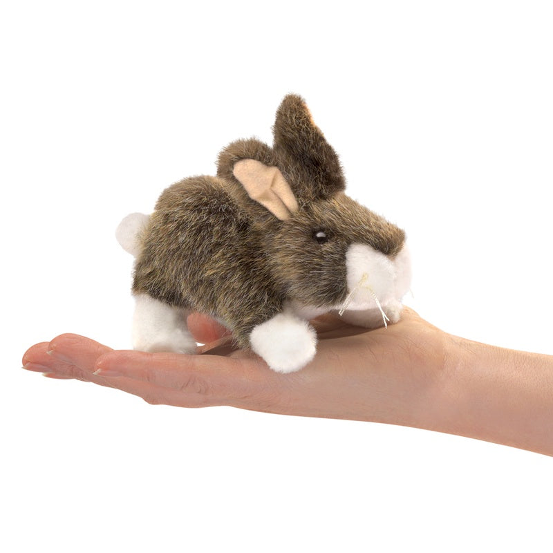 FOLKMANIS Finger Puppet - Rabbit, Cottontail