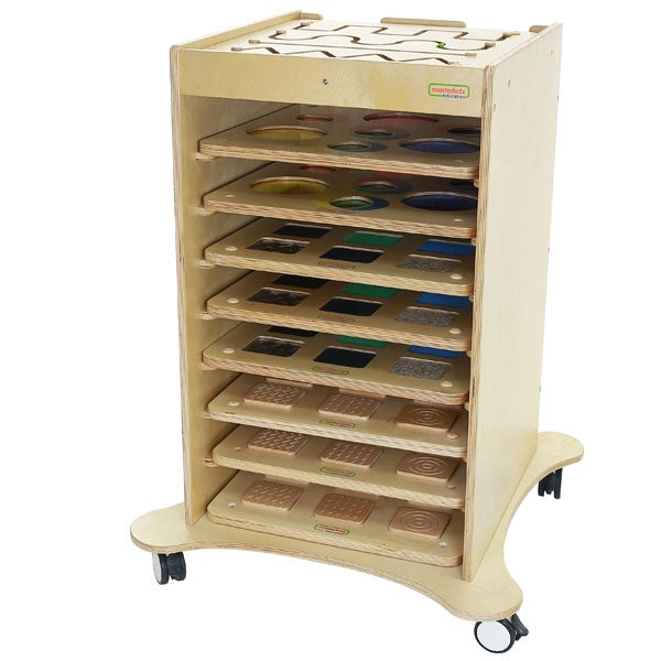 Masterkidz Wall Elements Board - Mobile Wooden Storage Cabinet