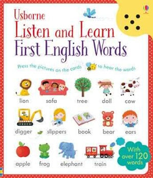 Listen and Learn First English Words - Board Book