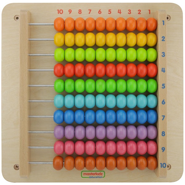 Masterkidz Wall Elements - 1 to 100 Counting Beads Boardm