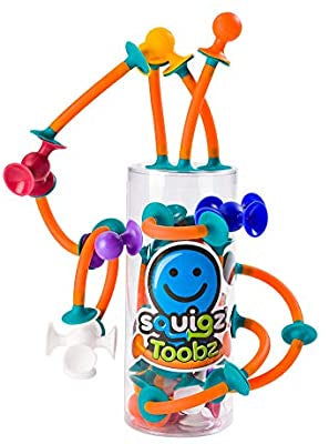Fat Brain Toys - Squigz Toobz - 18-Piece Set