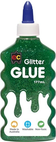 EC Glitter Glue 177ml - Green