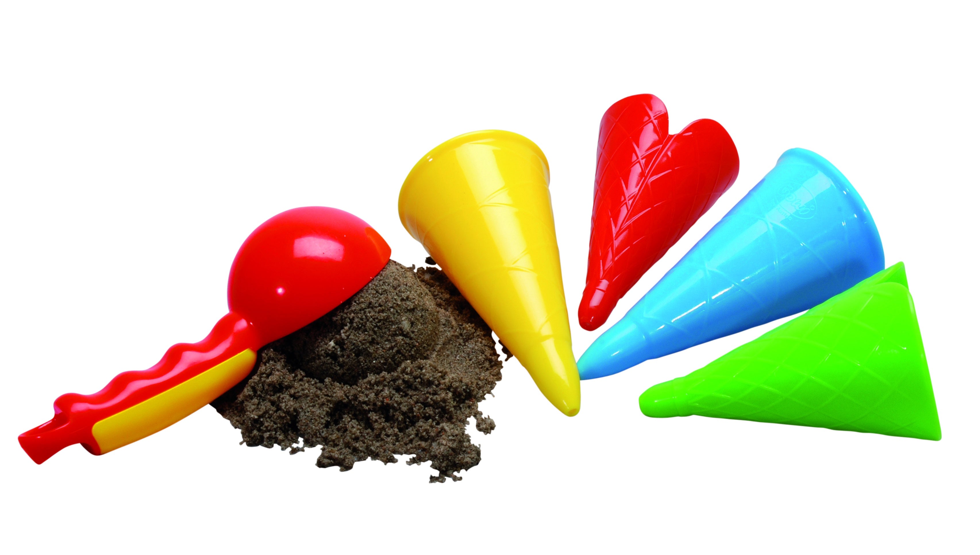 GOWI TOYS - Sand Moulds - Ice Cream - 5 Piece