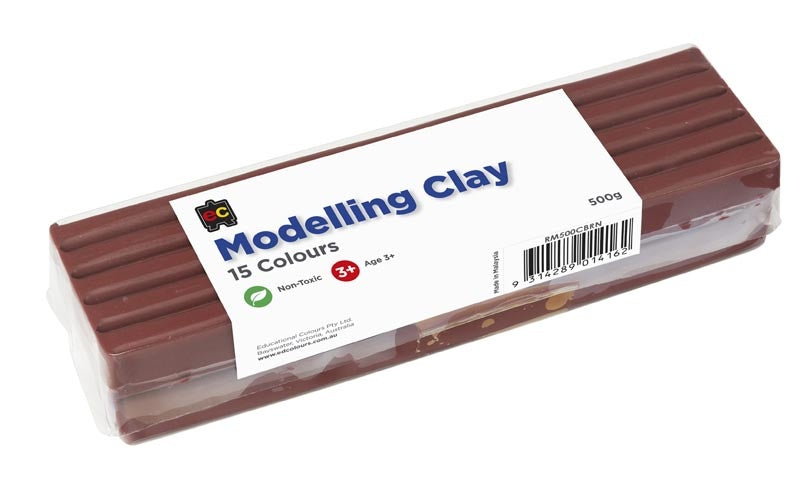 Ec Modelling Clay EC Modelling Clay 500g - Brown – Toys2Learn