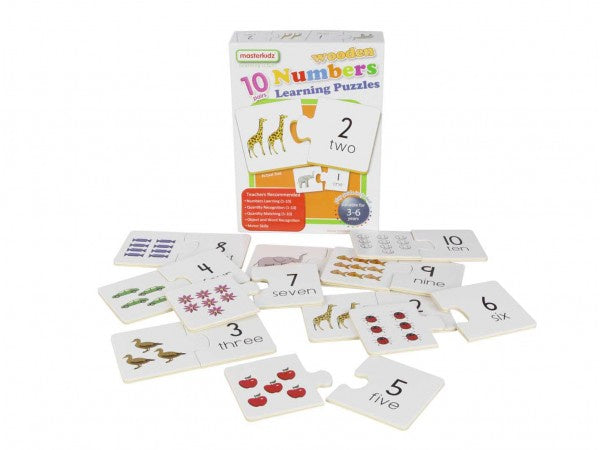 MASTERKIDZ Wooden Learning Puzzle - Numbers