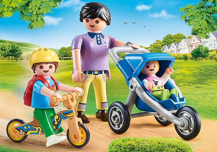 PLAYMOBIL City Life Mother with Children 70284