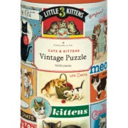Cavallini Vintage Puzzle - Cat - 1000 Piece