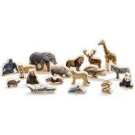 The Freckled Frog - Happy Architect - Wild Animals - 17 Piece - Wooden