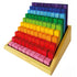 Bauspiel - Stepped Colour Blocks - Wooden - Coloured - 100 Piece